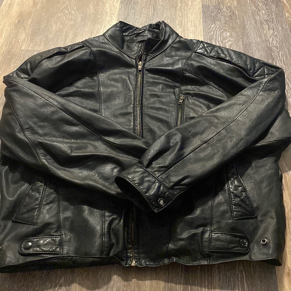 Vintage Bermans Leather jacket size L